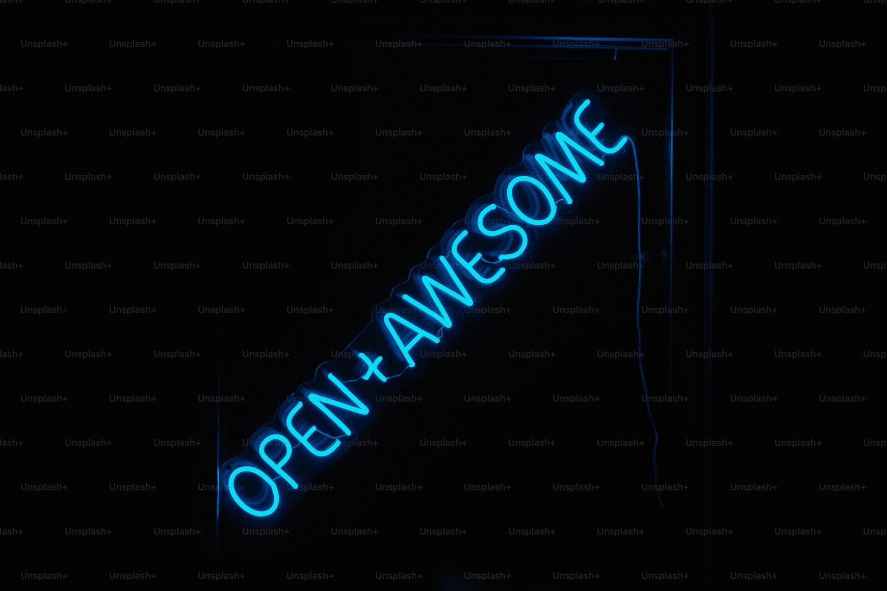 black-background-blue-neon-open-and-awesome