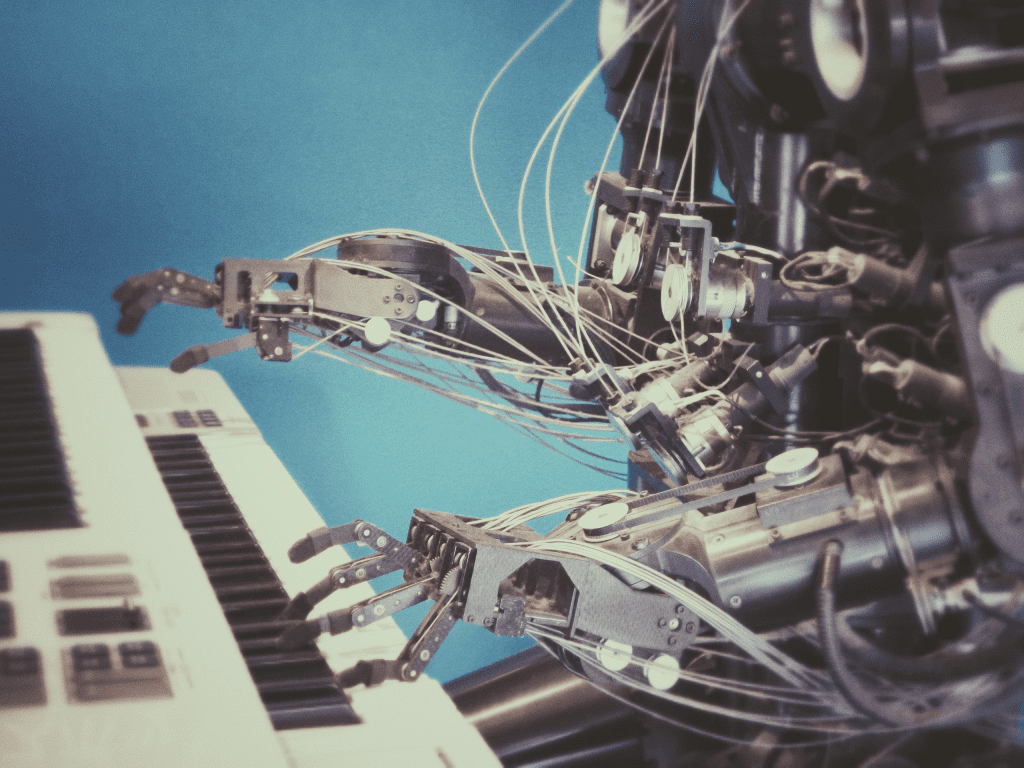 artificial-intelligence-robot-playing-piano