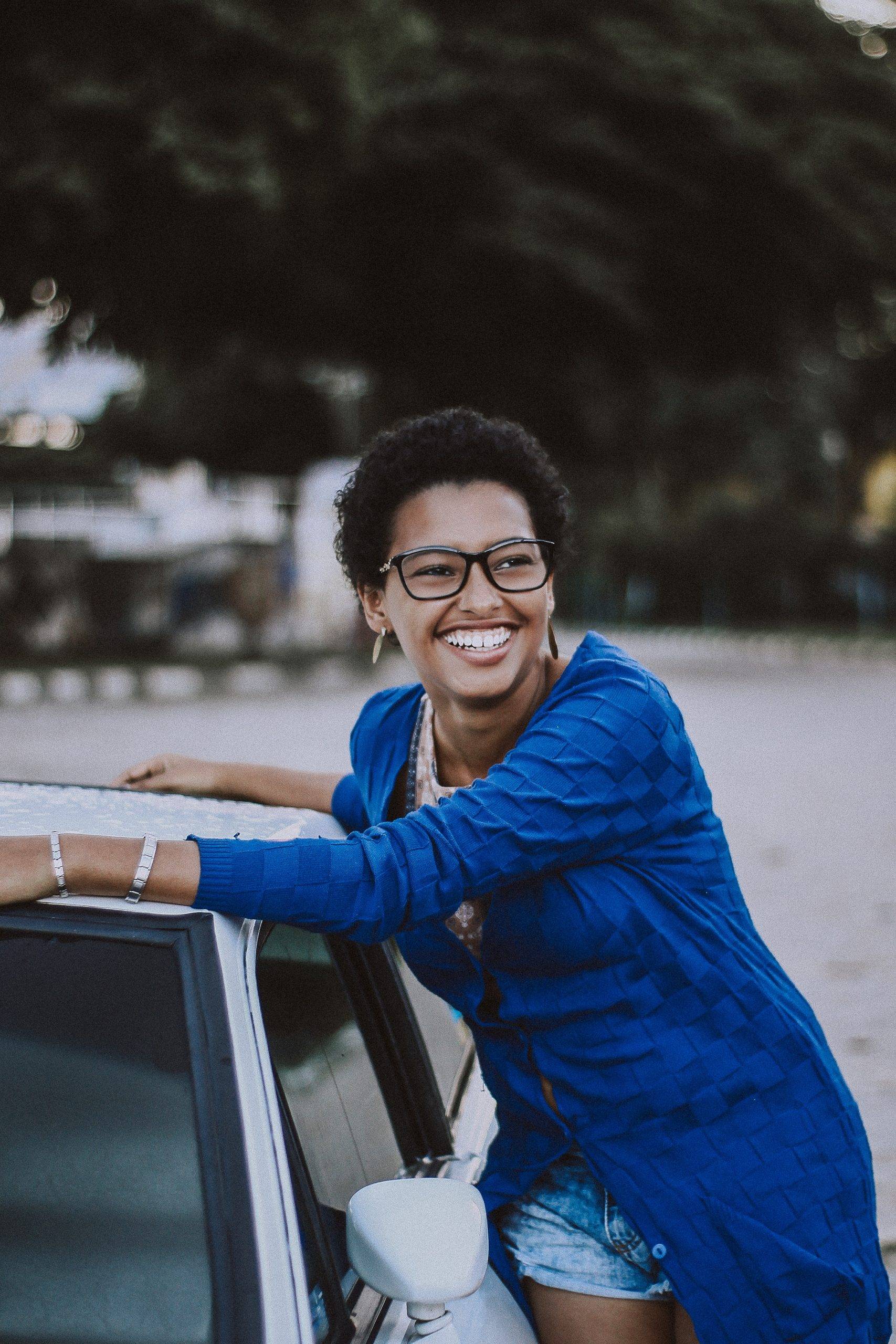 woman-blue-shirt-smiling